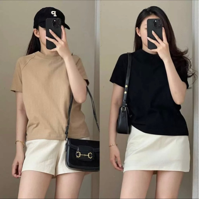 Áo thun Babytee Trơn Cá Tính Áo Thun Nữ Babytee cotton co dãn