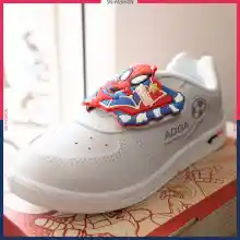 ภาพขนาดย่อของสินค้าADDA รองเท้าผ้าใบเด็ก สไปเดอร์แมน Spiderman ไอ้แมงมุม นักเรียน แอดด้า สีขาว ผ้าใบ ผ้าใบสีขาว รองเท้าผ้าใบสีขาว
