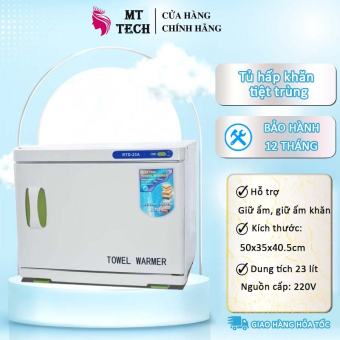 Tủ Hấp Khăn Spa Tủ Tiệt Trùng ( Có Đèn UV Diệt Khuẩn ) Bảo Hành 12TH