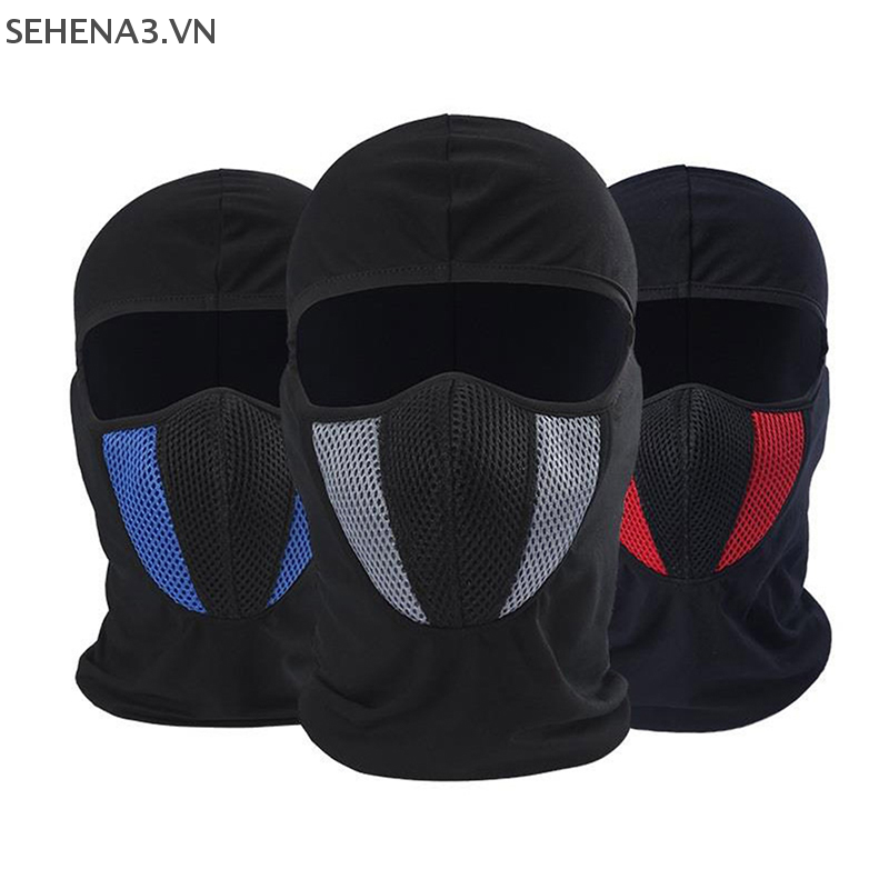 SEHVN Mũ trùm đầu chống gió bảo vệ toàn bộ cổ khăn trùm đầu mặt nạ trượt tuyết Câu Cá Đi bộ đường dài