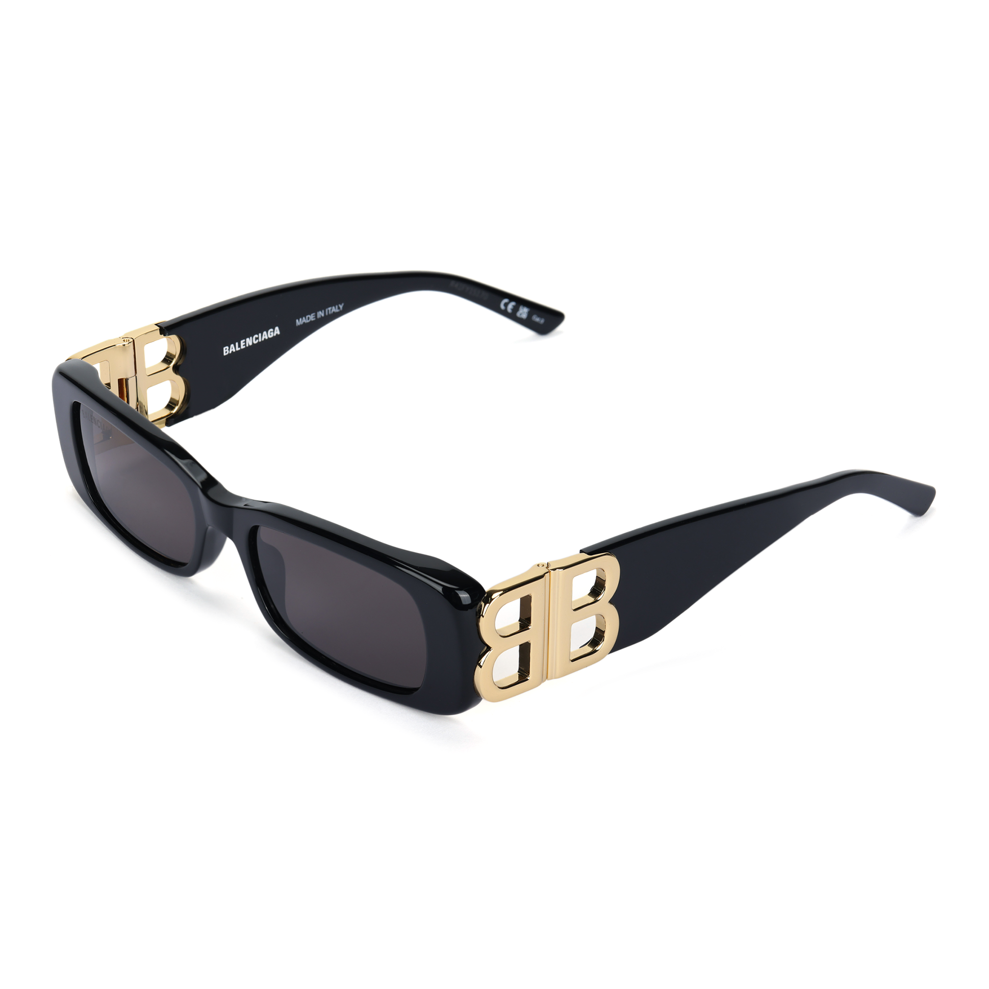 Balenciaga Oval Sunglasses Women's Black