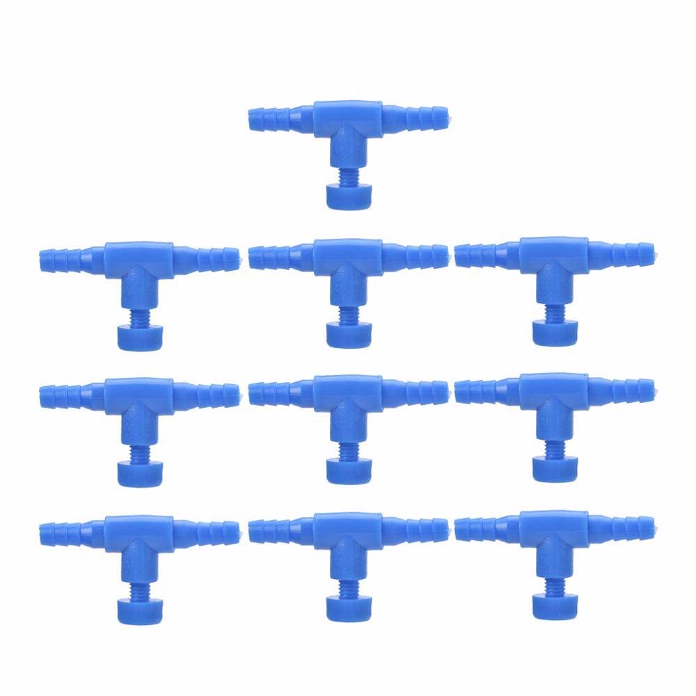 UYDG 4mm Âm lượng Máy bơm không khí Có thể điều chỉnh Đầu nối ống Phụ kiện bể cá Chảy van điều khiển Aquarium Airline Regulator - 3