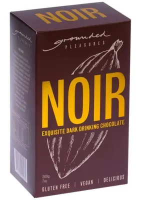 Grounded Pleasures Noir Dark Drinking Chocolate, 200g