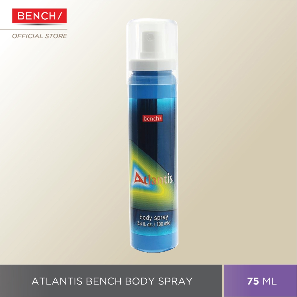 Eau De Toilette Bench Atlantis Perfume Price BENCH- Atlantis Body Spray Premium Woody Citrus Fragrance Grasse Fragrance  Oil Travel Size 75Ml Body Spray Local Supplier Warranty Lazada Lazada  Philippines