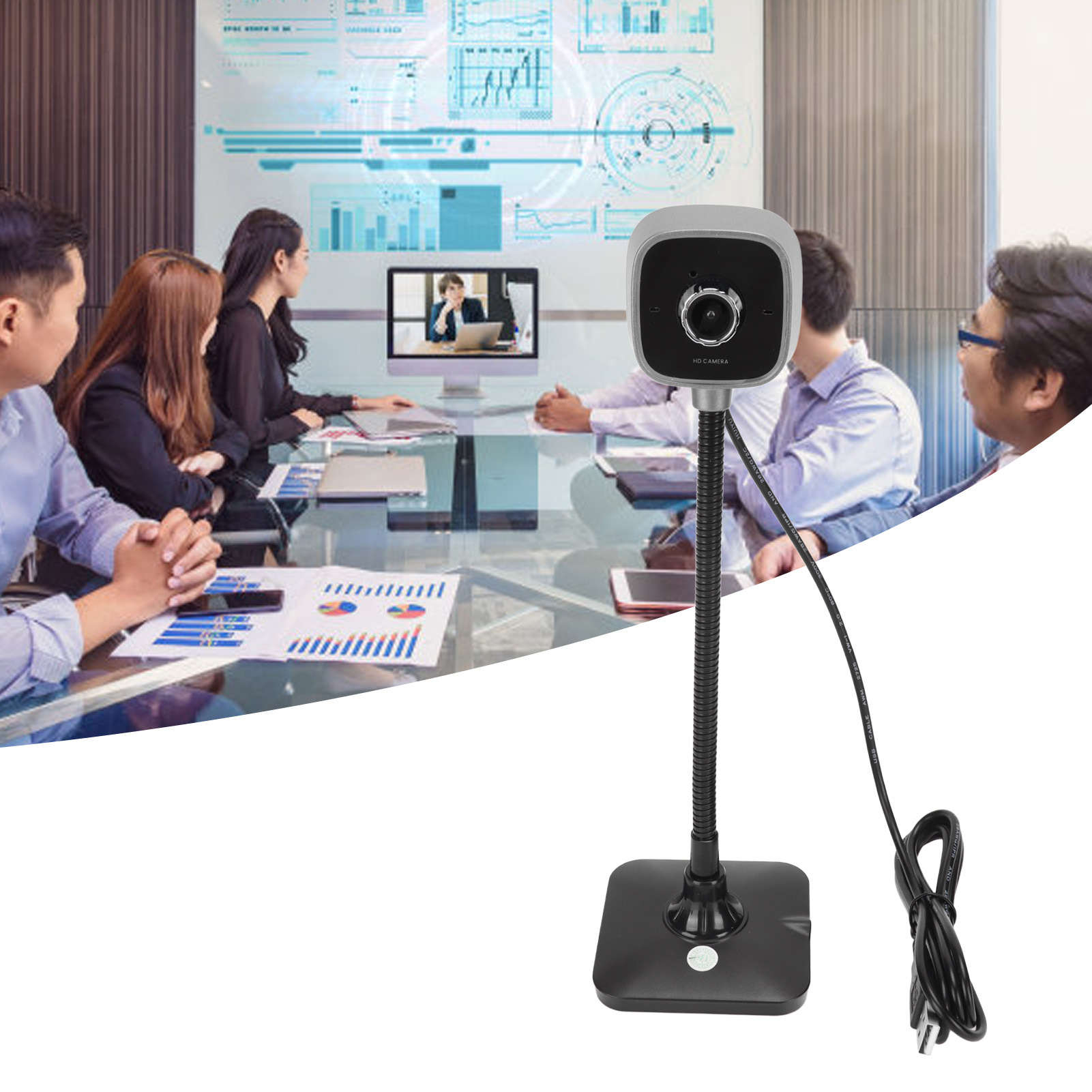Máy quay USB Cắm Và Chơi Đầy Đủ HD PC Webcam Cho Lớp Trực Tuyến Cho phát trực tiếp