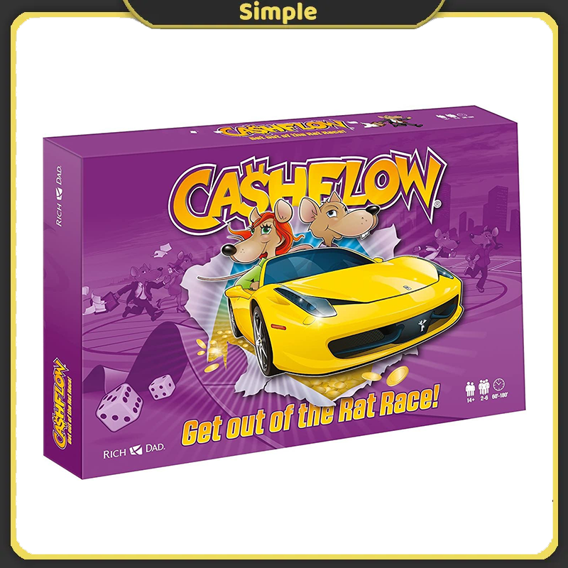 Cashflow Board Game for Family Party Game ราคา 632 บาท*ส่งฟรี