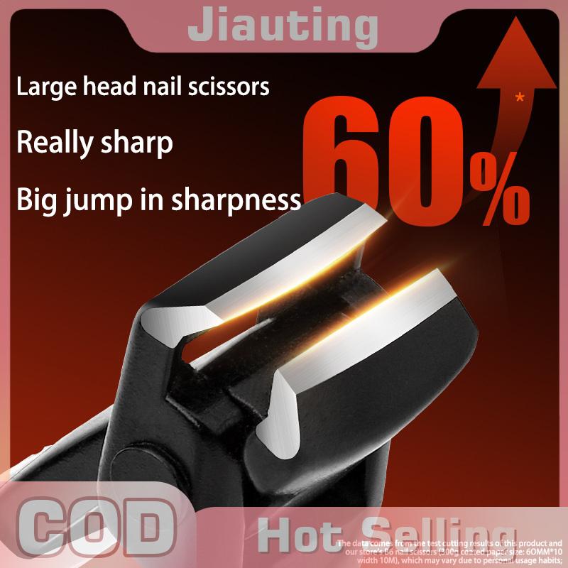 Jiauting Chống giật gân móng tay Clipper thép không gỉ lớn mở móng tay cắt ngón chân cắt Tông đơ cắt kéo hộ gia đình làm móng tay móng chân công cụ