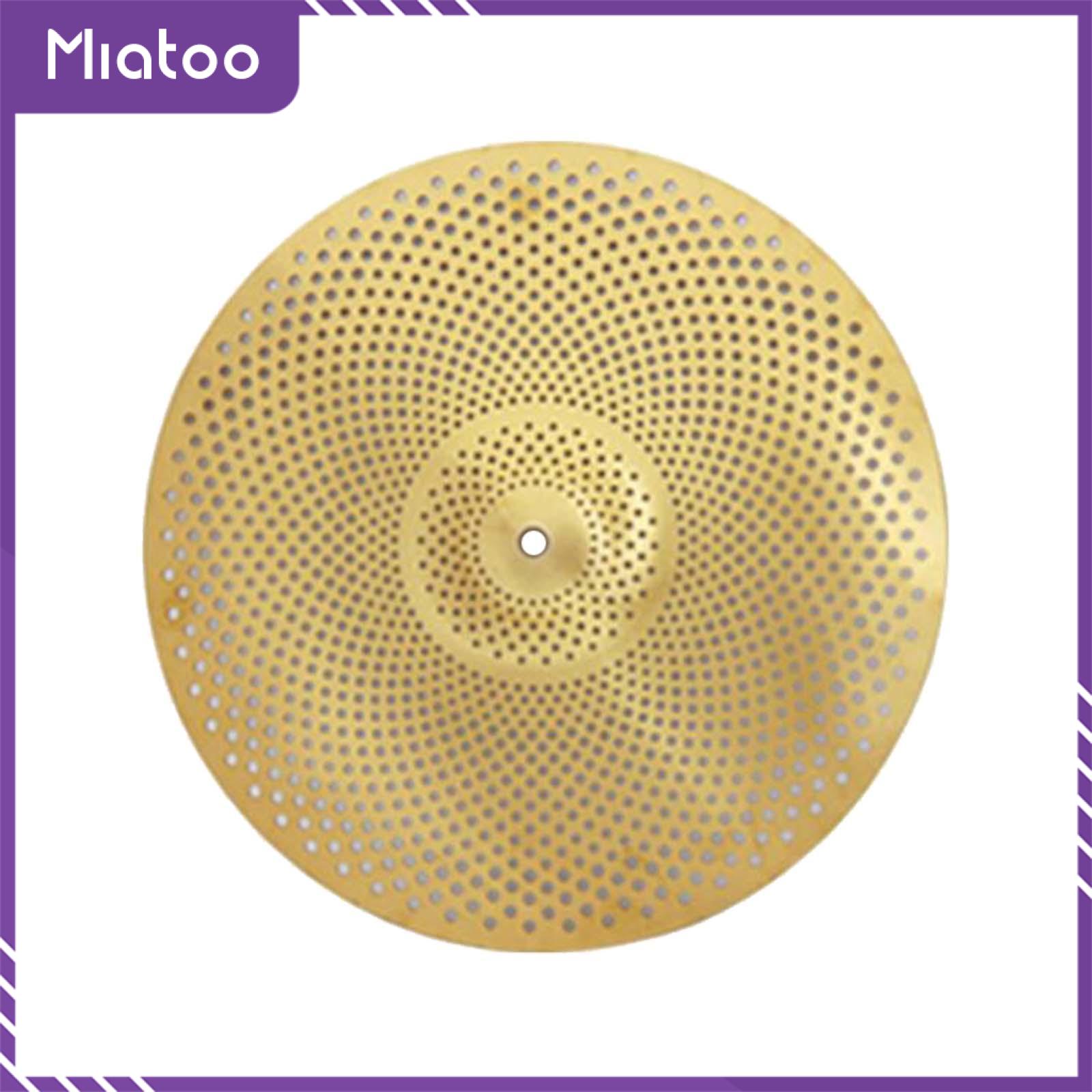 Miatoo Trống Cymbal Bộ Gõ Phụ Kiện khối lượng thấp Cymbal Câm Cymbal Cho Bộ trống Tay Trống