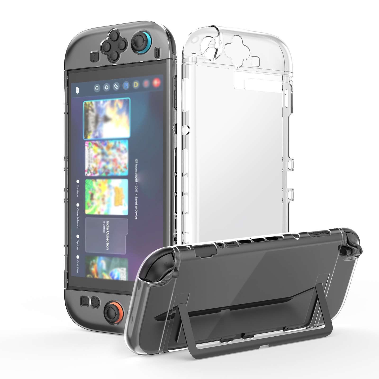 Protective Shell Case for Switch 2 Case Clear PC Grip Dockable Gaming Accessories for Switch 2 Protective Cover 7.9 Inch -Clear ราคา  207 บาท*ส่งฟรี