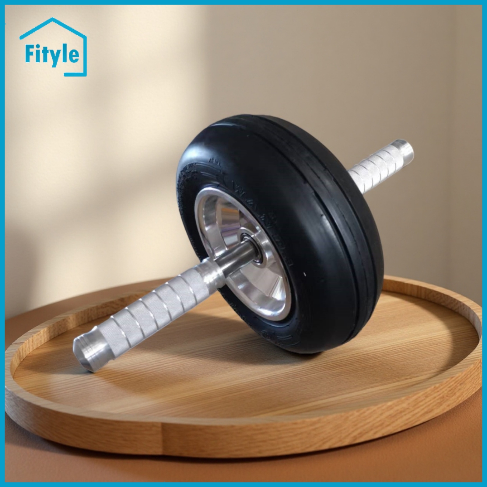 Fityle Knurled Ab Wheel No-Rebound Ab Roller Heavy-Duty Workout Roller Quiet for Athletes ราคา 8,107 บาท*ส่งฟรี