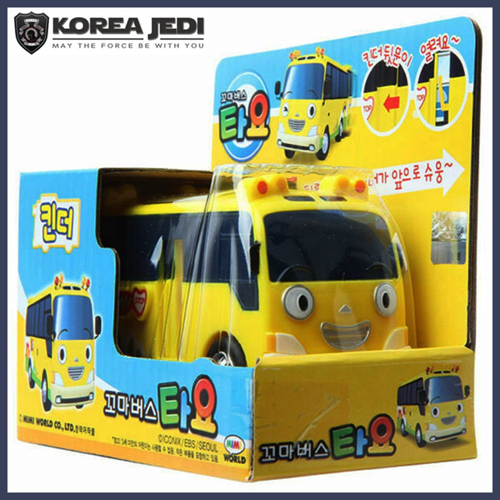 Little Bus Tayo Kinder xe buýt trẻ em Đồ chơi xe buýt loạt xe buýt chở bạn
