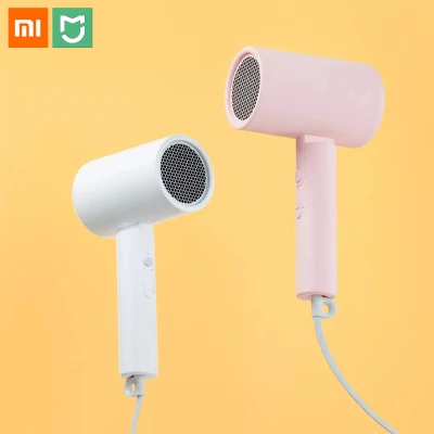 Xiaomi Mijia 2020 Newest Anion Portable Hair Dryer Folding Handle Double-layer Anti-Scalding Wind Mouth Two Speeds 1600W Quick Drying Portable Folding Hair Dryer For Home Travel