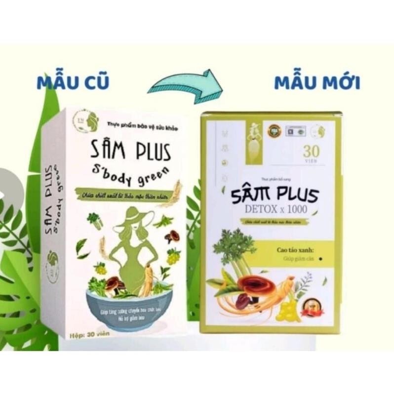 Kẹo hủy mỡ Sâm Plus, giảm cân Sâm Plus detox