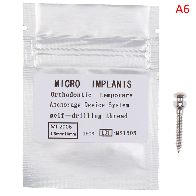 Johor Nha khoa chỉnh nha Micro cấy ghép mini vít tự Taping anchorage mix kích cỡ