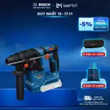 Máy Khoan Búa Pin Bosch GBH 18V-18 (SOLO)  Mạnh Mẽ & Gọn Nhẹ  Lý Tưởng Cho Khoan Tường, Bê Tông