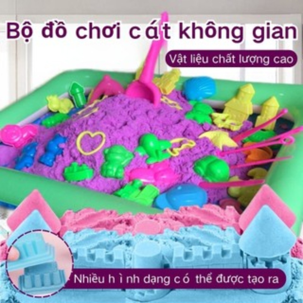 Cát Hỏa màu ngôi sao, đất nặn bãi biển, đồ chơi sét ma thuật, giáo dục trẻ, quà tặng bé, bộ chơi cát không gian