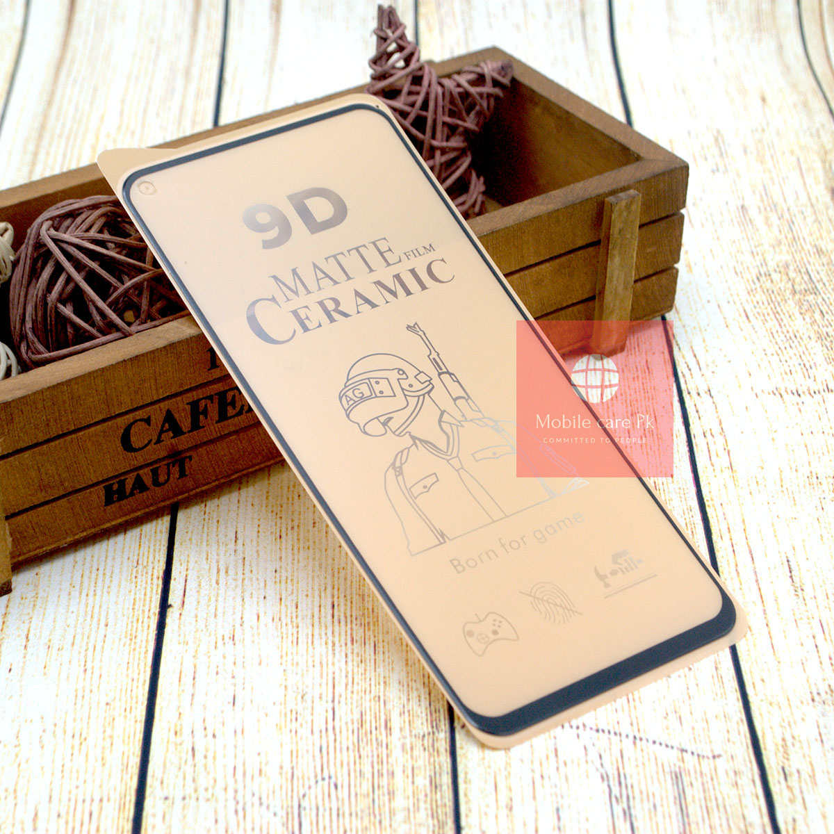 Vivo Y30 Ceramic Matte Glass Protector Full Glue Tempered Glass Screen Protector For PUBG For Vivo Y30 price in Pakistan