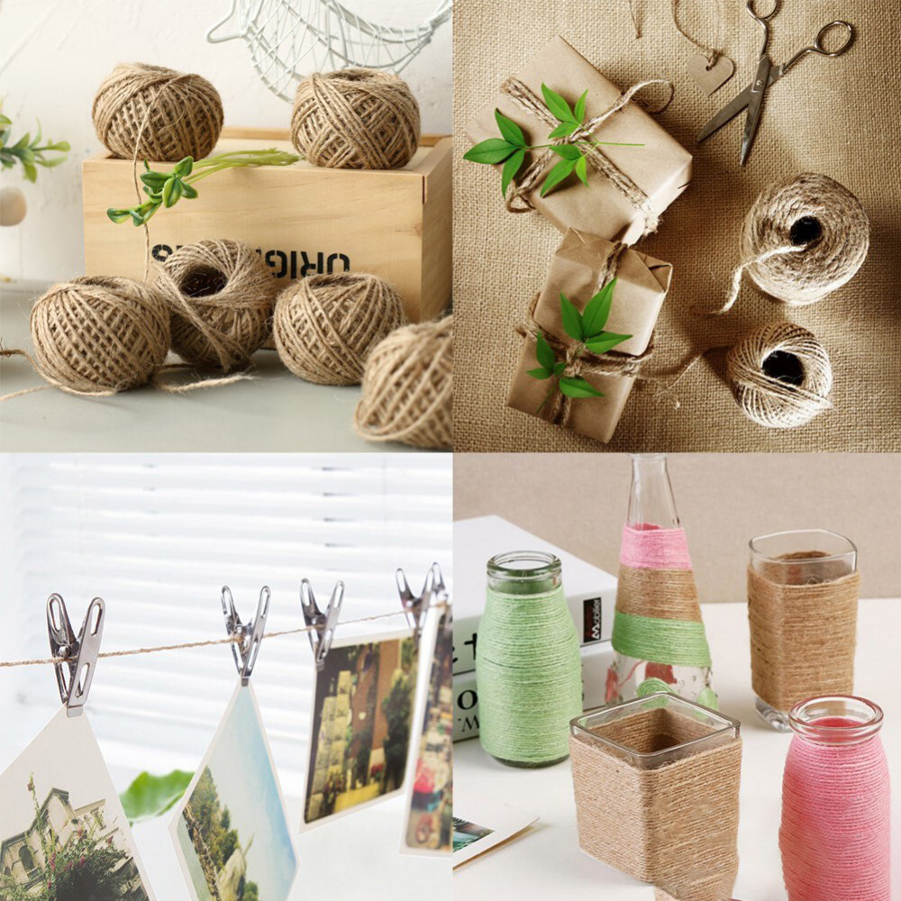 Dây thừng gai trang trí 2,5mm dùng cuốn lọ cắm hoa decor gói quà làm đồ hanmade