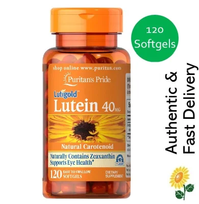 [SG] 120 Softgels Puritan's Pride Lutein 40 Mg with Zeaxanthin [Eye Health | Vision | Blue Light]