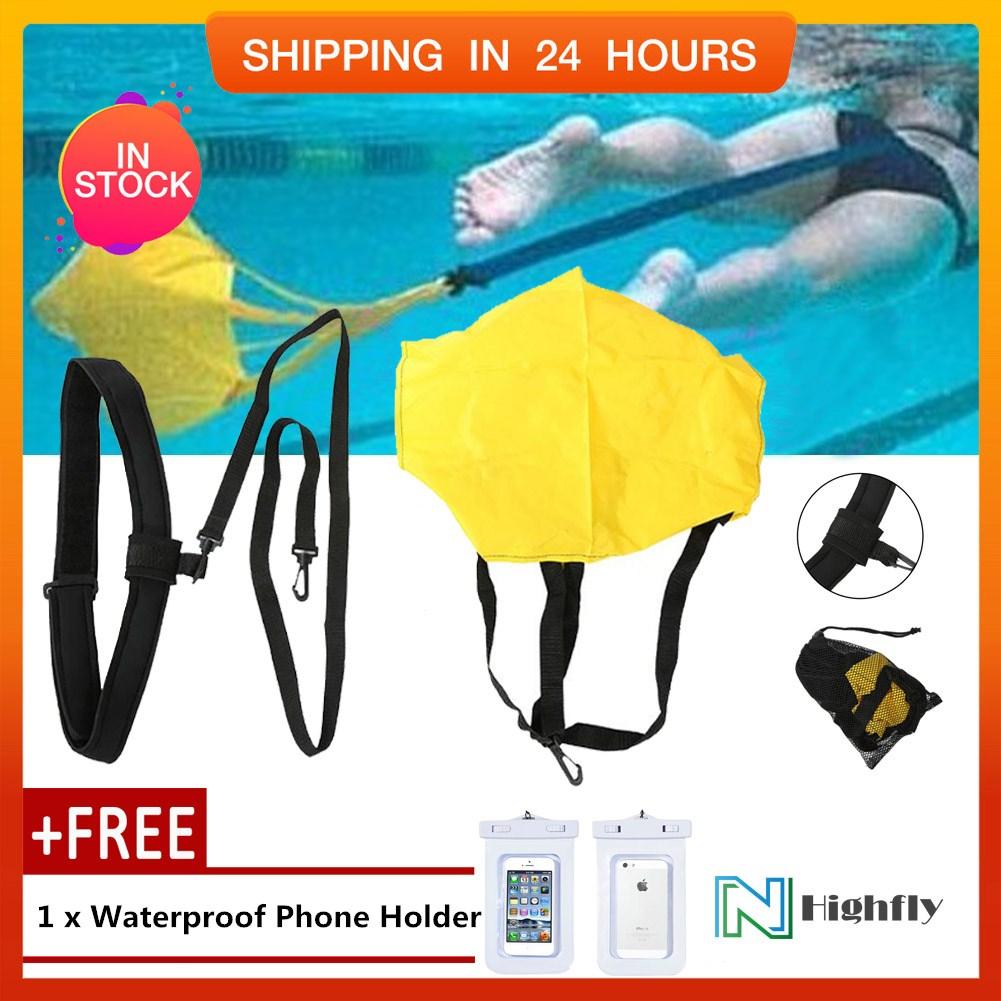 【free Gift】swim Trainer Strength Training Swimming Harness Resistance Belt For Adults And Children - Intl By Highfly
