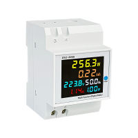 6IN1 din rail AC monitor D52-2066 Voltage Current Power Factor Active KWH Electric energy Frequency
