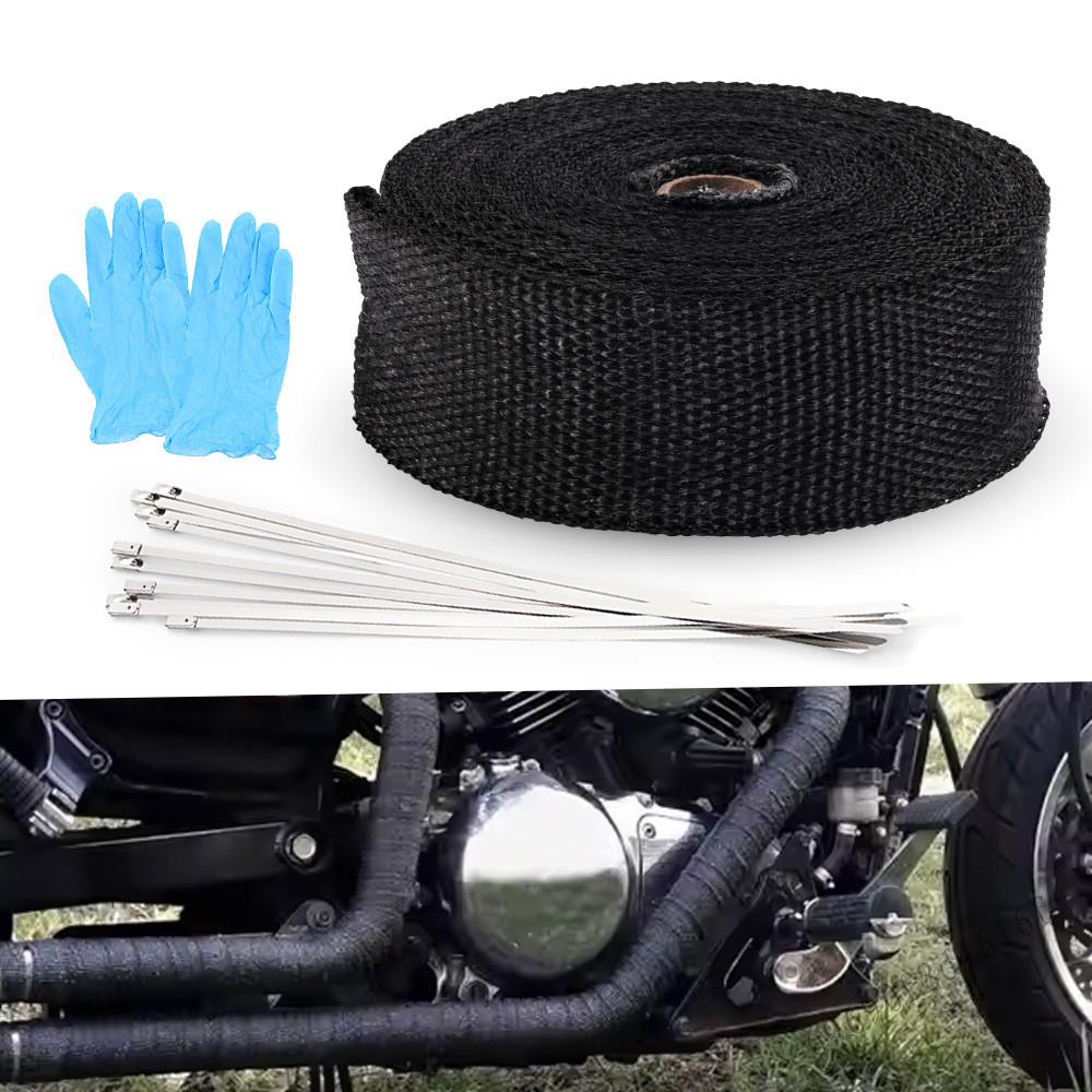 Bọc Tấm Chắn Nhiệt Bằng Sợi Thủy Tinh Màu Đen - Cho Xe Máy Xe Tải