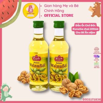 Dầu óc chó Đức Kunella Feinkost WalnuBol chai 100ml Cho Bé - Dầu Ăn Dặm