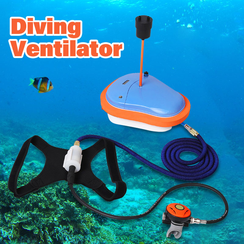 【IN Stock】Diving Ventilator Portable Underwater Scuba 50 Mins Deep Float Diving Device Support Replace Battery and Take on Plane ราคา 13,459 บาท*ส่งฟรี