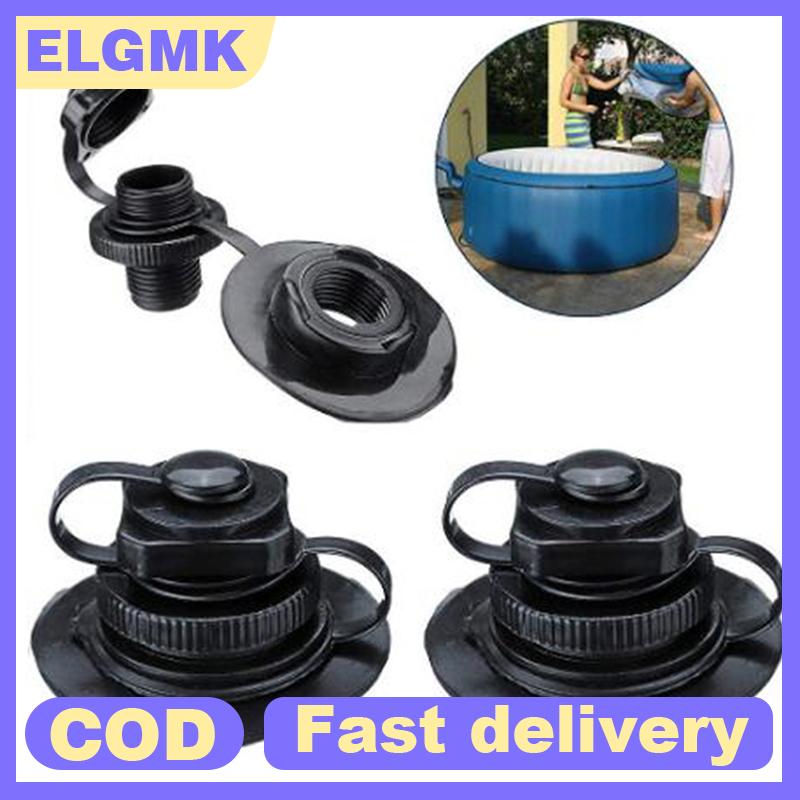 ELGMK TPU Nozzle Octagonal Valve Inflatable Boat 2-in-1 Valve with Base PVC