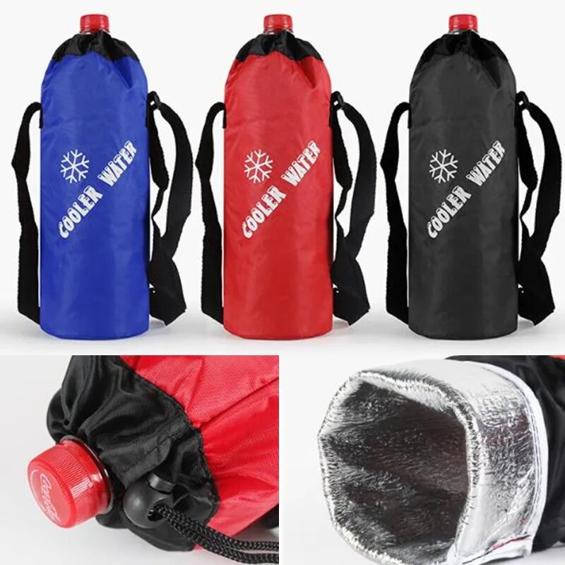 ZZOOI Portable Bottle Bag Insulated Thermal Ice Cooler Warmer Lunch Food