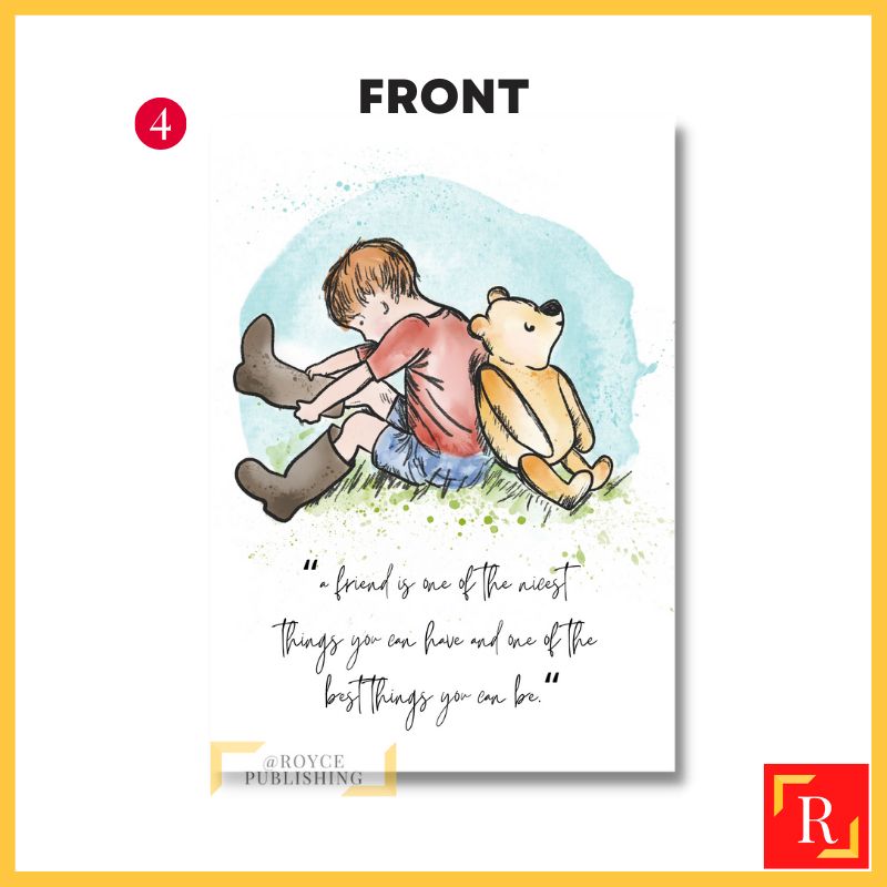 [2 in 1] 2027 Winnie-The-Pooh Classic Monthly Planner + Weekly Planner / Notebook-(A5 | 120 pages)|ROYCE PUBLISHING