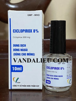 SẢN PHẨM CHĂM SÓC DA CICLOPIROX 8% 10ML