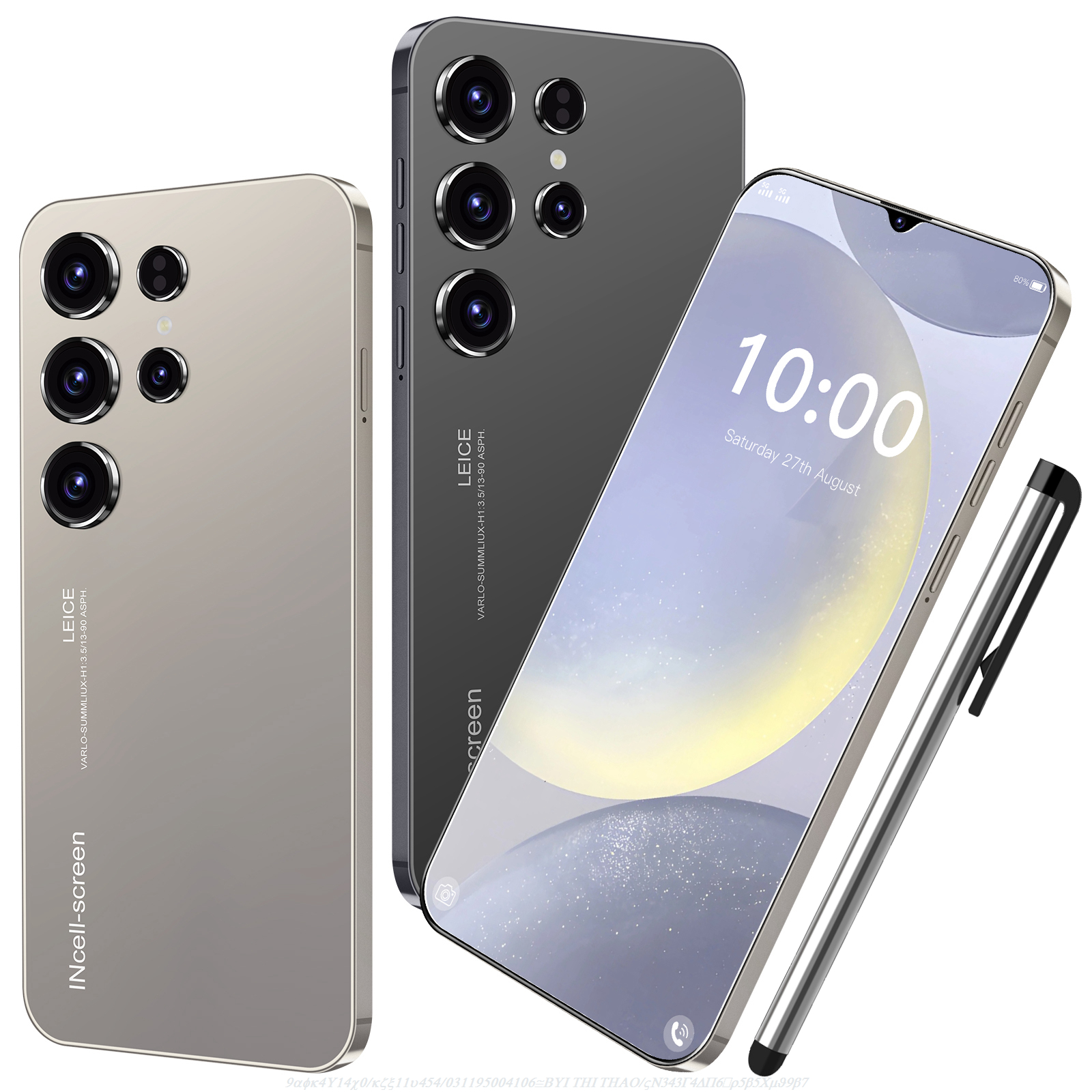 Smartphone Genuine cheap touch screen phone 108/50MP camera 16 + 1TB storage Android phone calf cell phone 6800mAh battery for money delivery