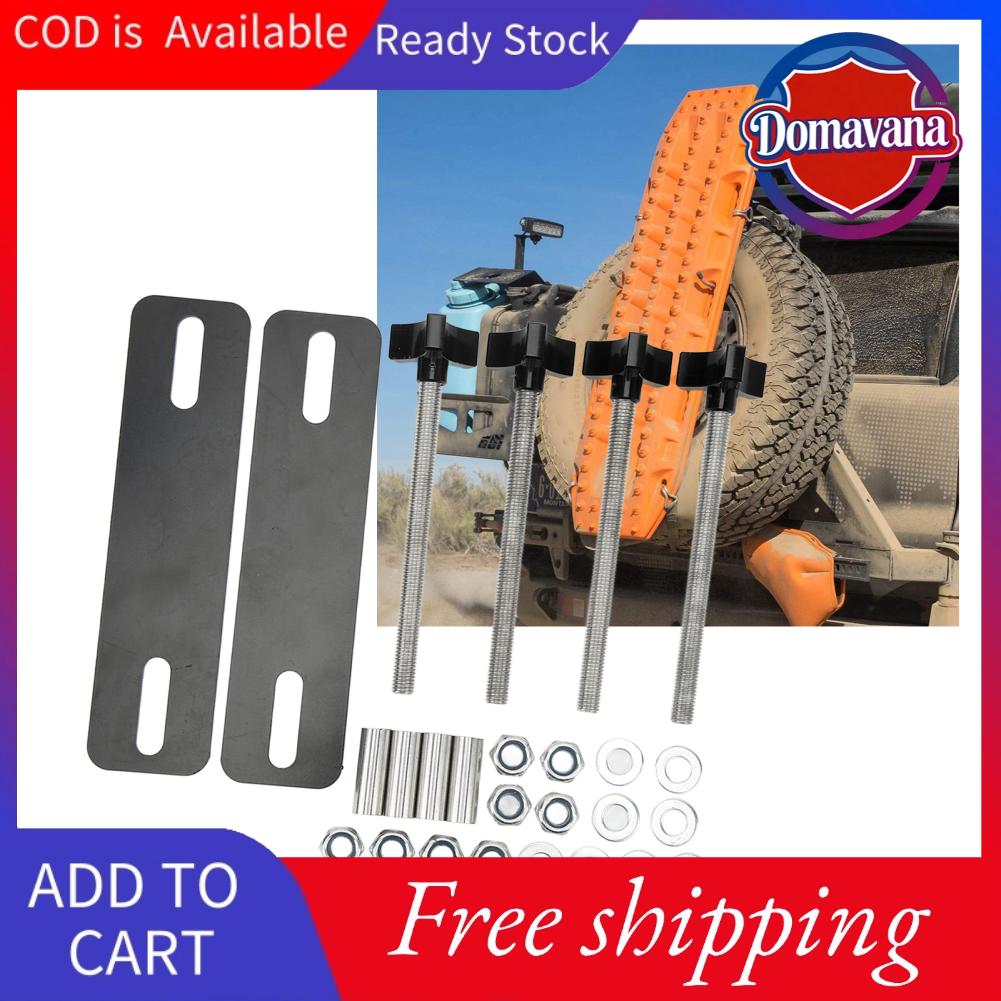 Domavana Saluaqui MaxTrax Mount Off Road Traction Board Gắn chân đế Bộ cho 4.72 6.69in Đường phục hồi Kết cấu thép Lắp đặt dễ dàng Phù hợp với xe đa năng Tương thích với (Màu đen) Giá 691,000 Đồng*Miễn phí vận chuyển