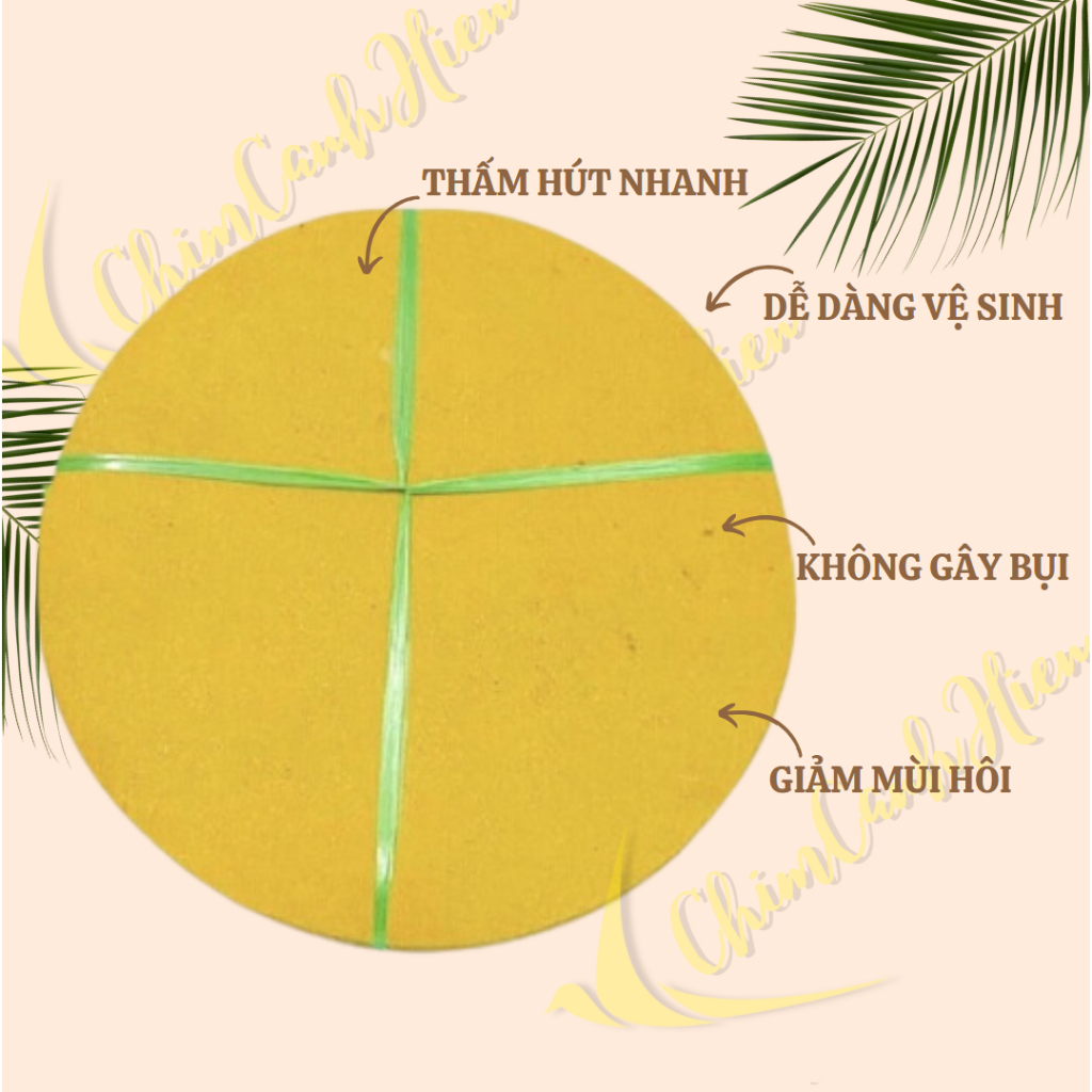 Giấy tròn lót lồng lót phân chim đủ size, kích cỡ dễ dàng vệ sinh lồng chim