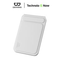 GOOJODOQ Magnetic Phone Stand Holder Mini Portable with Card Slot Ultra Thin Foldable Stable Support