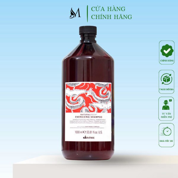 Dầu gội chống rụng tóc Davines Naturaltech Energizing Shampoo 1000ML miuhair