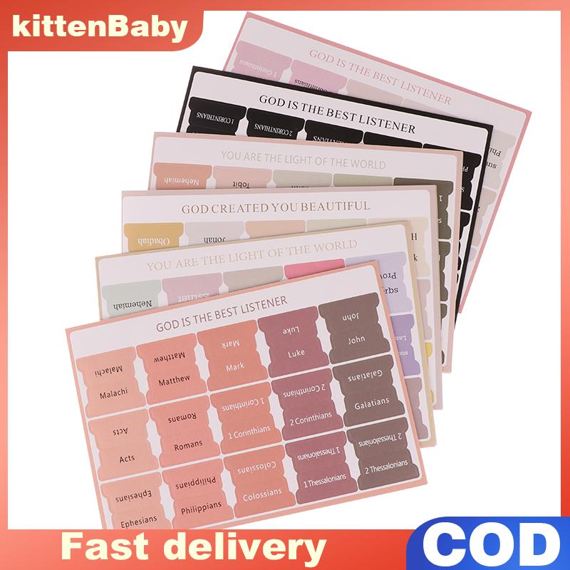 👉Hot Sale kittenBaby แท็บพระคัมภีร์ m.pen-Bible 5แท็บ Boho แบบเคลือบพระคัมภีร์สำหรับแท็บดัชนีพระคัมภีร์สำหรับผู้หญิงและผู้ชาย ราคา 23 บาท*ส่งฟรี