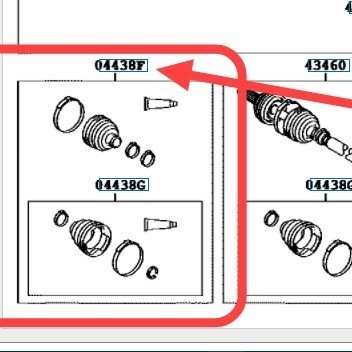 boot Drive Shaft FR RH Inner-Outboard dan Bearing support shock FR R-L Harga 2,270,000 rupiah*Gratis Ongkir