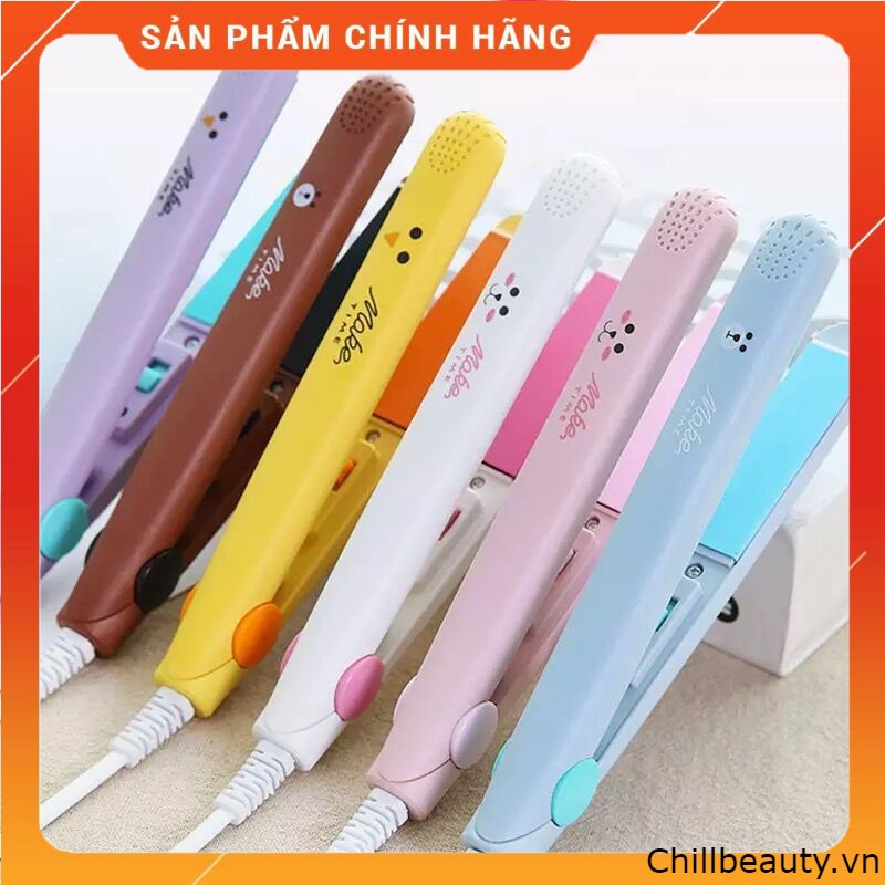 Máy kẹp tóc - máy ép duỗi tóc mini _make time hàng chuẩn đẹp