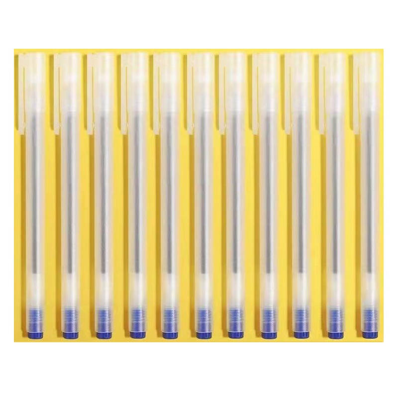 ปากกาเจล MUJI ปากกา ขนาด 0.5mm น้ำเงิน/ดำ/แดง หมึกดี เขียนลื่น เขียนคมชัด ทุกอักษร หมึกเยอะ ใช้คุ้ม Pen