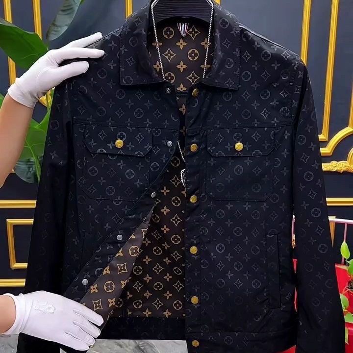 Áo Khoác jacquard Thủ Công Dáng Ôm Nhẹ Thời Trang Mùa Xuân Châu Âu Dễ Phối Đồ Cho Nam [Hàng Có Sẵn]
