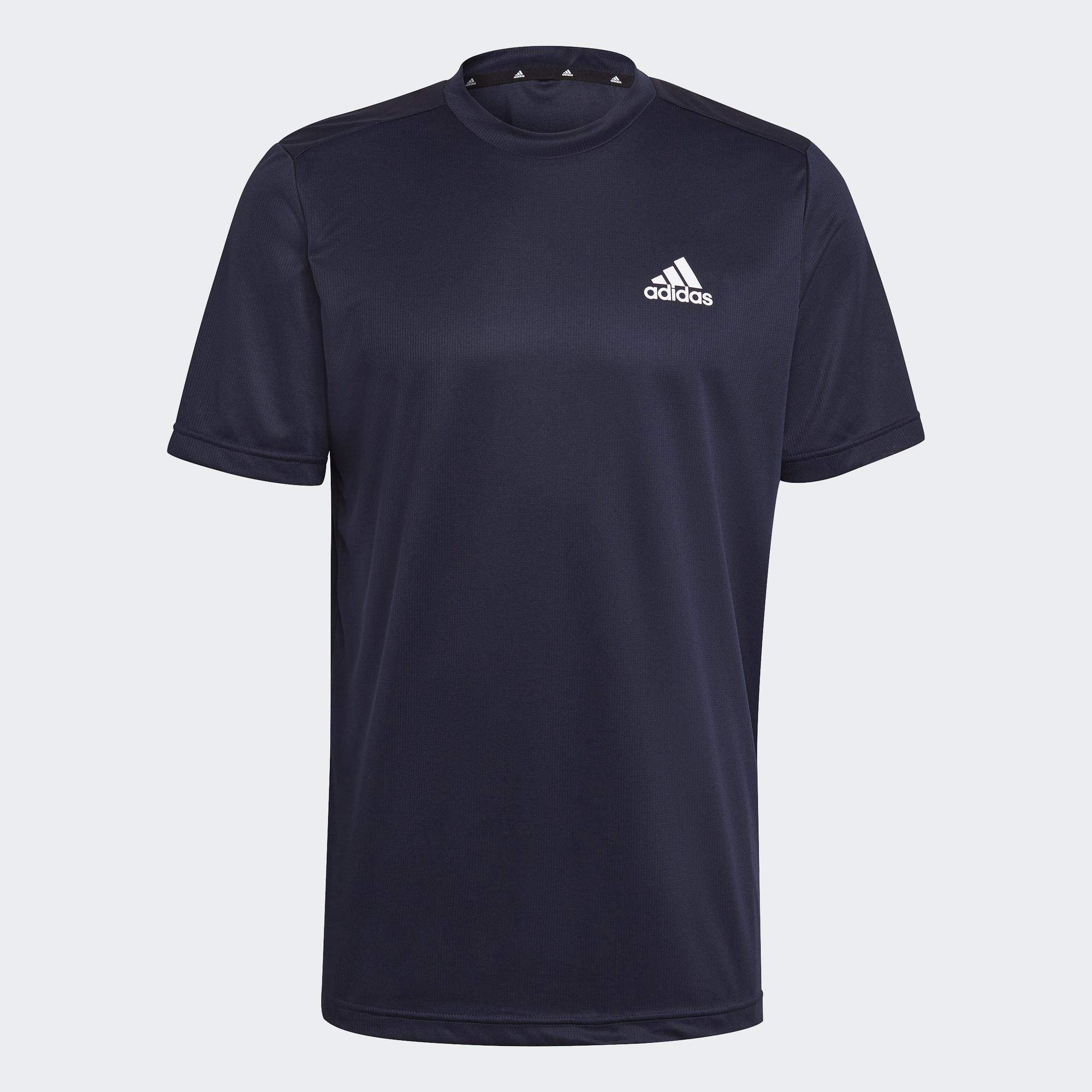 adidas Tập luyện Áo thun thể thao AEROREADY Designed To Move Nam Màu xanh da trời GM2097