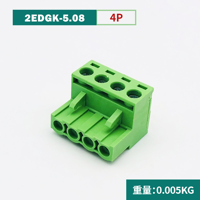 Khối Đầu Nối Tháo Lắp 2EDGK 5.08mm 4P | Tùy chọn Từ 2P-24P – Kết Nối PCB An Toàn, Bền Bỉ