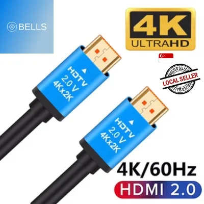 Share: 0 [SG Seller] High Speed 2.0V HDMI Cable 24K Gold-plated connector with Ethernet and HDTV, 4K Ultra HD, 3D function