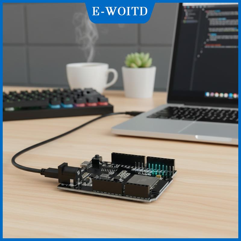 【E-WOITD】 บอร์ดพัฒนา ESP32ตัวรับส่งสัญญาณไร้สาย Wi-Fi พอร์ตอนุกรมอีเธอร์เน็ต IOT ราคา 148 บาท*ส่งฟรี