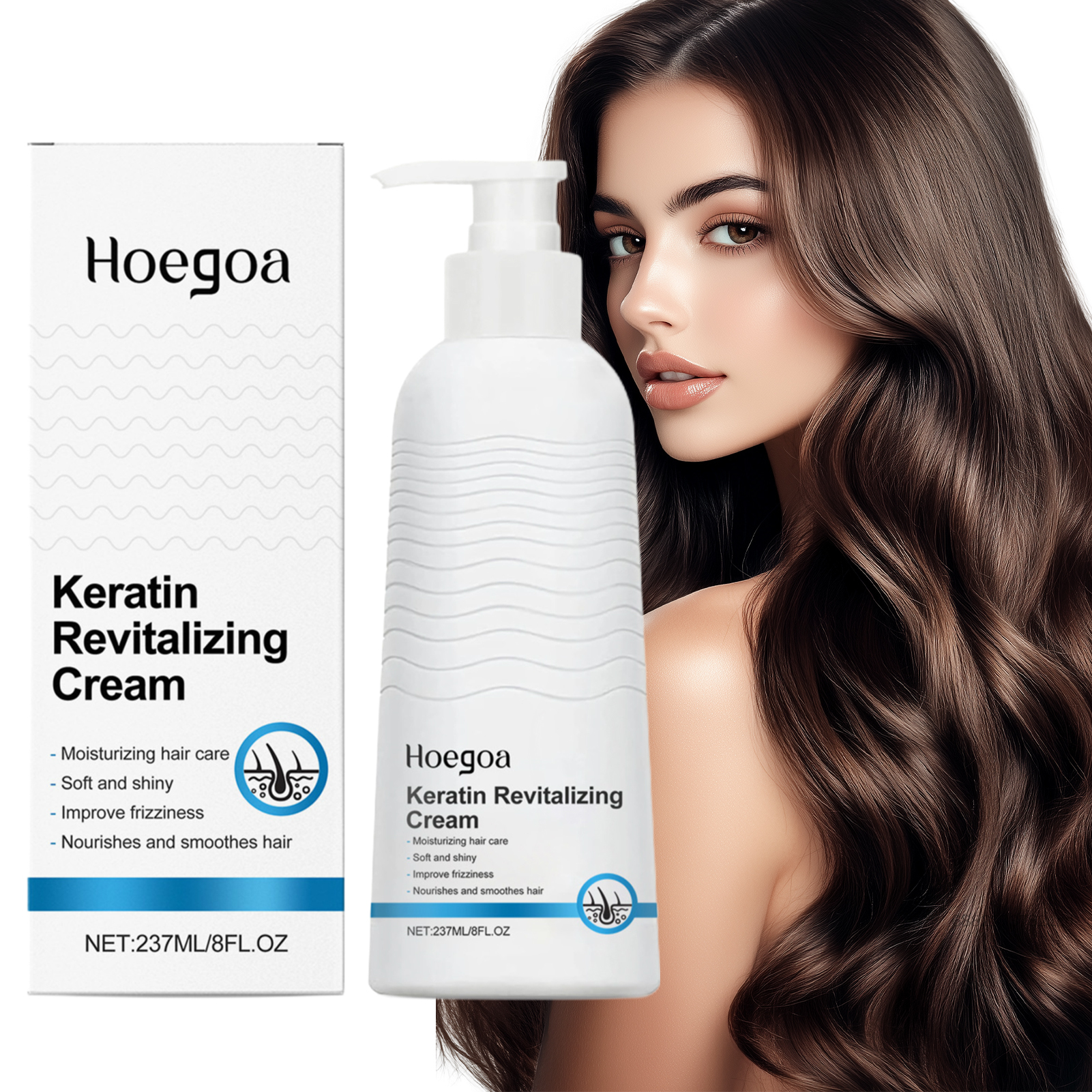 Keratin-Revitalizing Cream Dầu xả chống vỡ tóc sâu điều hòa cho kiểu tóc và chăm sóc tóc DBS-VN
