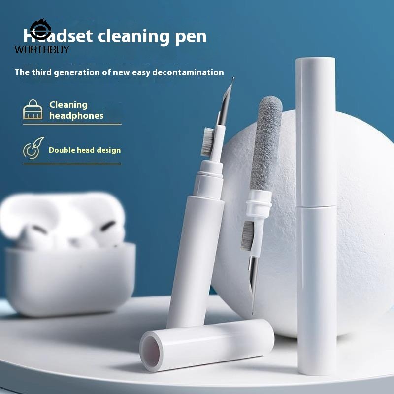 Tai nghe bluetooth di động Earplug làm sạch bút Bộ Làm Sạch bụi làm sạch nút tai bàn chải làm sạch