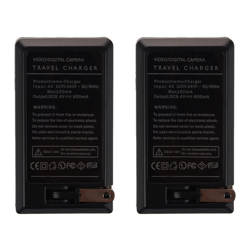 2X BP-511 BP-511A Battery Charger AC Adapter for 10D 20D 30D 40D 50D D60 Kiss Digital MV300 MV300I MV30I
