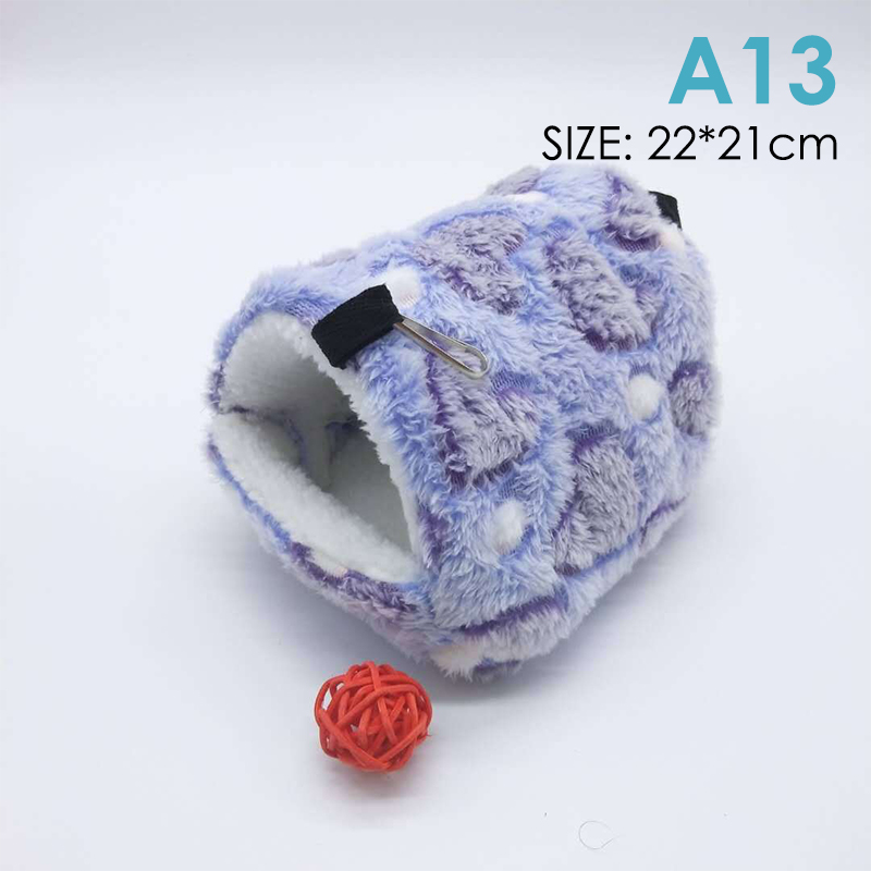 UNIKI Hamster ấm giường mềm và nhà động vật gặm nhấm lồng chuột bông guinea lợn phụ kiện - 5